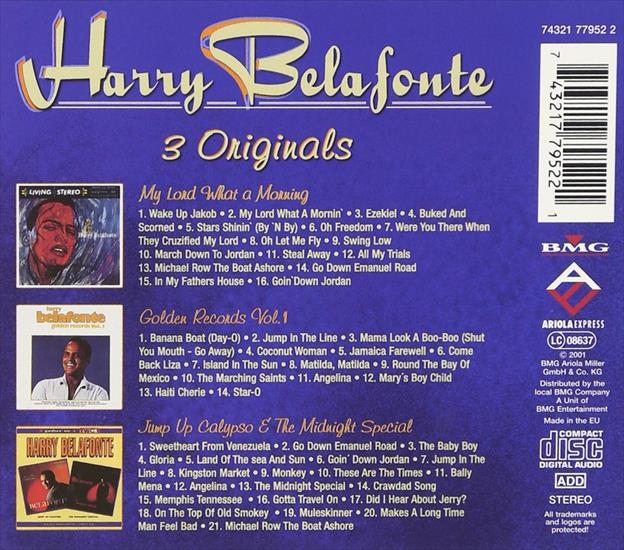 Harry Belafonte - Harry Belafonte - 3 Originals B Box.jpg