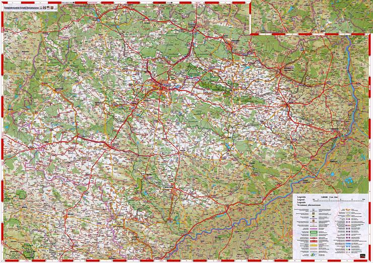 Świętokrzyskie, mapy - Kielce 1.jpg