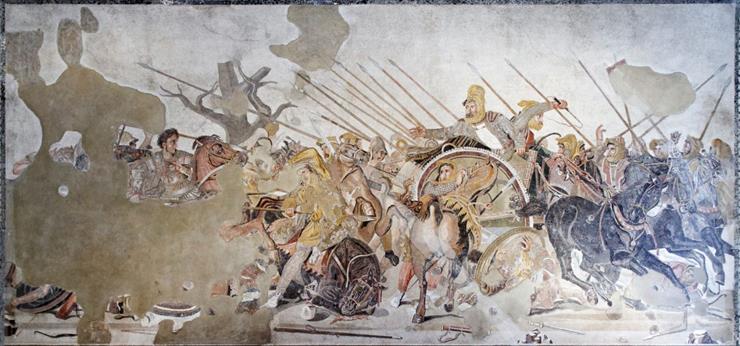 Macedonia starożytna do śmierci Aleksandra Wielkiego, obrazy - Battle_of_Issos_MAN_Napoli_Inv10020_n01.jpg