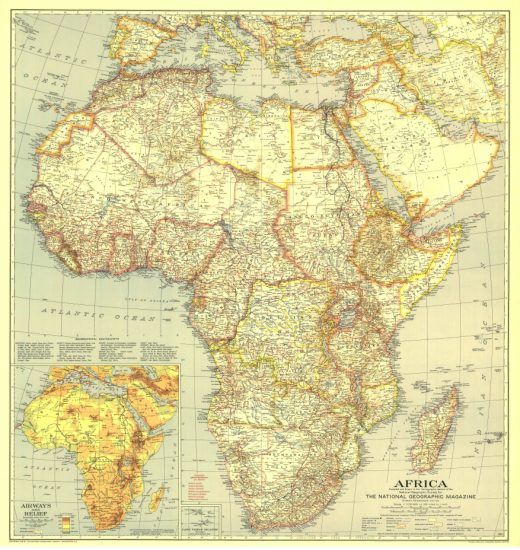 Mapy National Geographic. 539 map. Wysoka jakość - Africa 1935.jpg