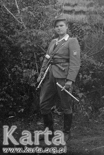 Poland - Anti-communist Guerrilla-AK,  NSZ - Photos - NSZ-NZW--Stefania Firkowska, Końskie 29.10.1944.jpg