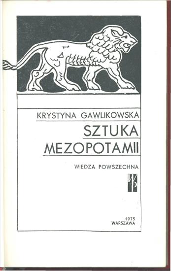 Sztuka Mezopotamii - Gawlikowska Krystyna - str 3.jpg