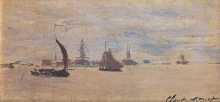 Obrazy - 042. View of the Voorzaan 1871.jpg