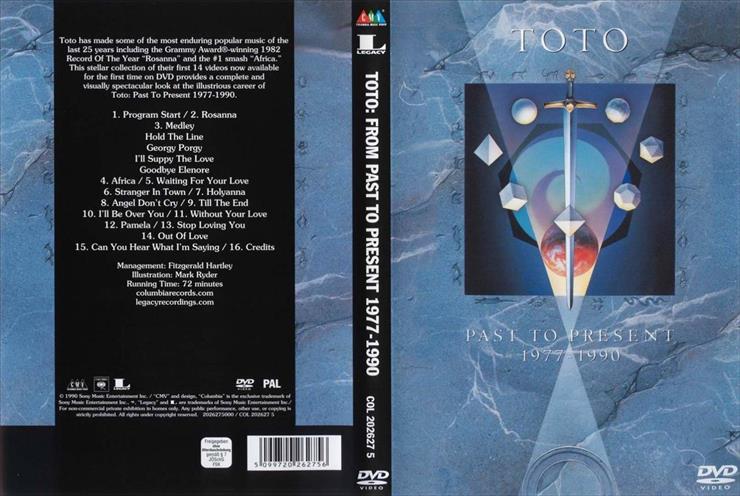 okładki DVD koncerty - Toto_-_Past_to_Present_1977_1990.jpg