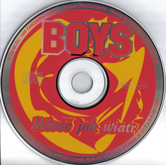 Boys - BOYS - MIŁOŚĆ JAK WIATR Cd.jpg