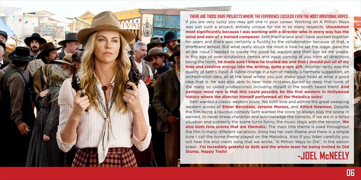 A Million Ways to Die in the West Original Motion Picture Soundtrack 2014 - Booklet pg. 05-06.jpg