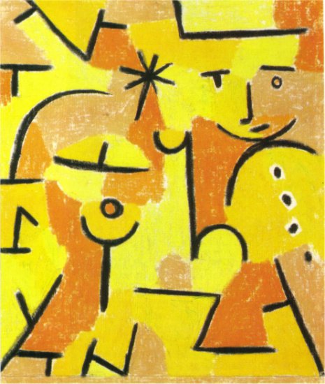 Klee Paul 1879-1940 - personnage en jaune 1937.jpg