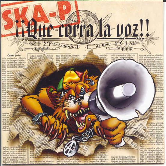 Que Corra La Voz 2002 - Ska-P - Que Corra La Voz Front.jpg
